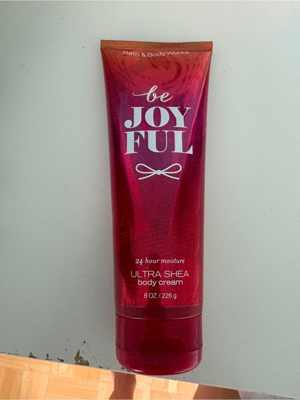 RARE ITEM Bath & Body Works Be Joyful Ultra Shea Body Cream - Red